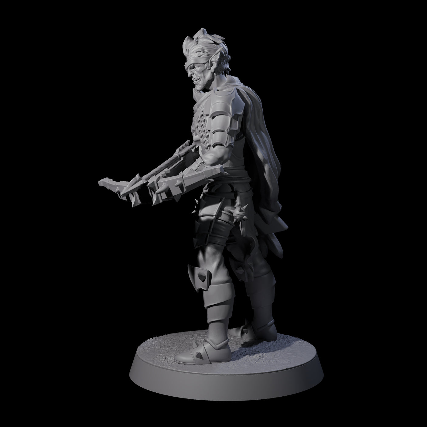 Disgraceful Hobgoblin Warrior C Miniature for Dungeons and Dragons, Pathfinder or other TTRPGs