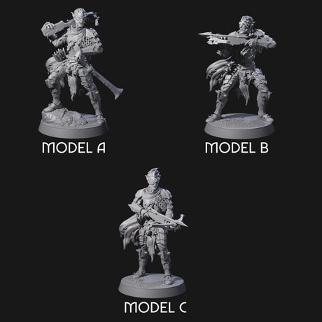 Disgraceful Hobgoblin Warriors Miniature for Dungeons and Dragons, Pathfinder or other TTRPGs