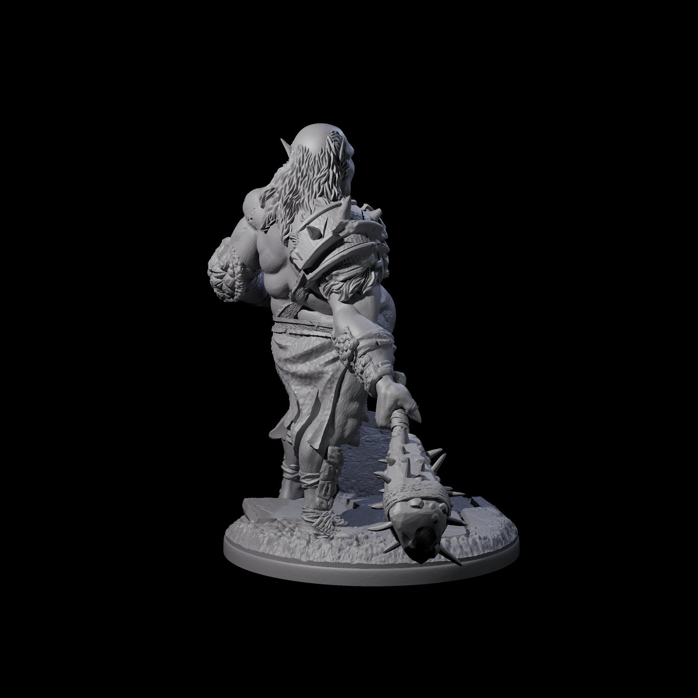 Disgusting Cave Giant Miniature for Dungeons and Dragons, Pathfinder or other TTRPGs