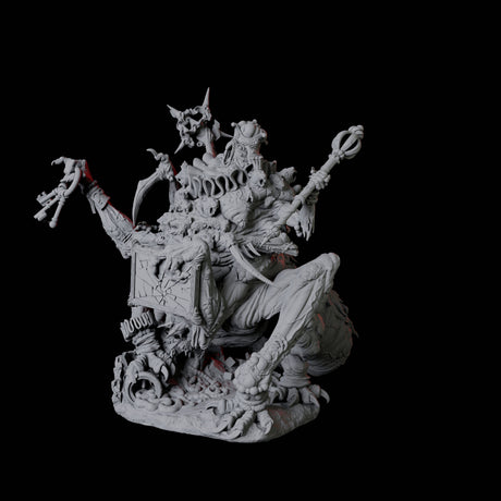 Disgusting Ratfolk Archbishop Miniature for Dungeons and Dragons, Pathfinder or other TTRPGs