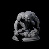 Disgusting Troglodyte C Miniature for Dungeons and Dragons, Pathfinder or other TTRPGs