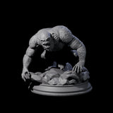 Disgusting Troglodyte C Miniature for Dungeons and Dragons, Pathfinder or other TTRPGs