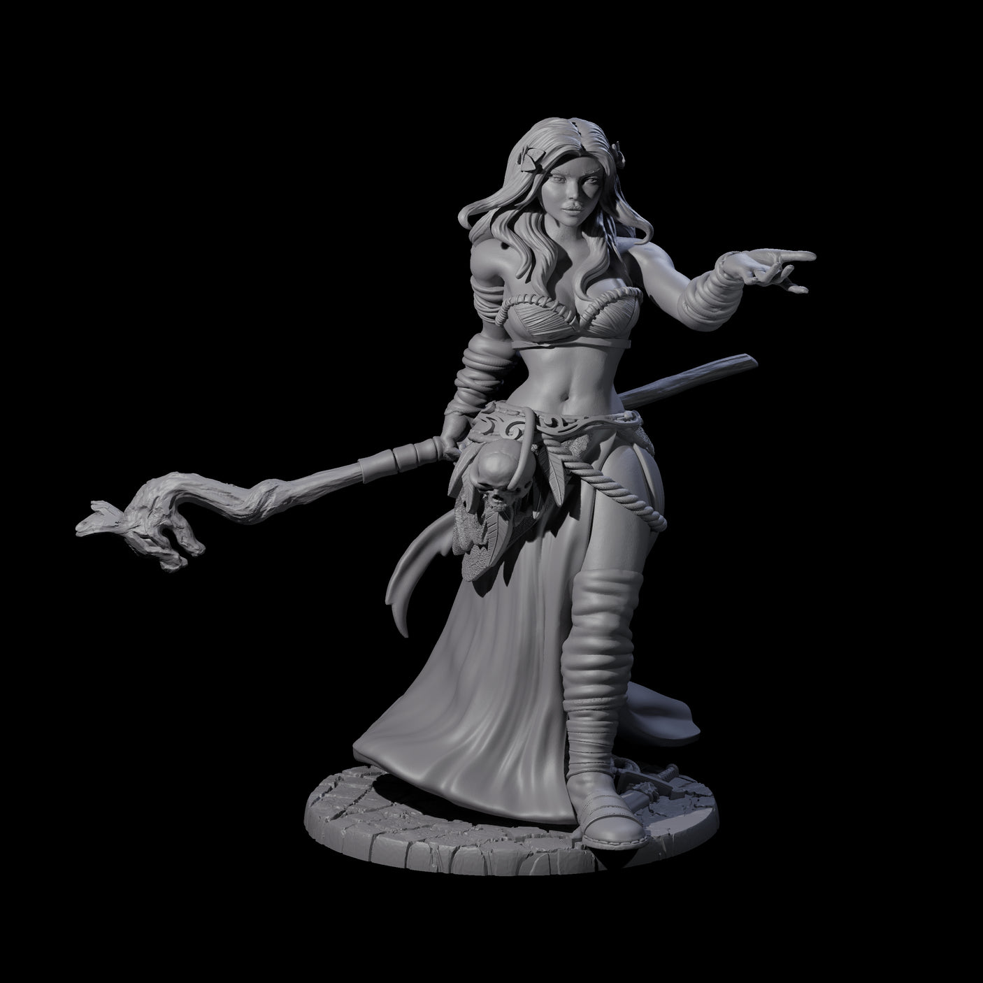 Distracting Wizard Miniature for Dungeons and Dragons, Pathfinder or other TTRPGs