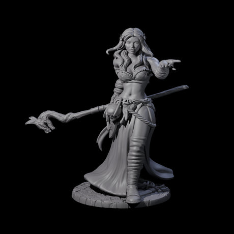 Distracting Wizard Miniature for Dungeons and Dragons, Pathfinder or other TTRPGs