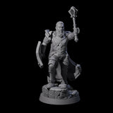 Divine Grinning Cleric Miniature for Dungeons and Dragons, Pathfinder or other TTRPGs