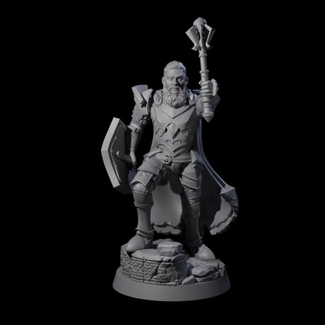 Divine Grinning Cleric Miniature for Dungeons and Dragons, Pathfinder or other TTRPGs