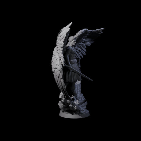 Divine Poofed Out Solar A Miniature for Dungeons and Dragons, Pathfinder or other TTRPGs
