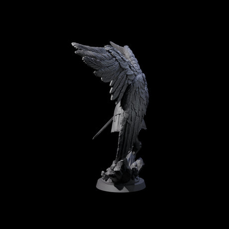 Divine Poofed Out Solar A Miniature for Dungeons and Dragons, Pathfinder or other TTRPGs