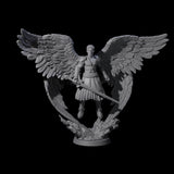 Divine Poofed Out Solar A Miniature for Dungeons and Dragons, Pathfinder or other TTRPGs
