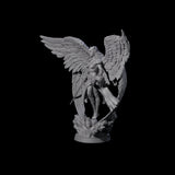 Divine Poofed Out Solar B Miniature for Dungeons and Dragons, Pathfinder or other TTRPGs