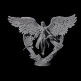 Divine Poofed Out Solar B Miniature for Dungeons and Dragons, Pathfinder or other TTRPGs
