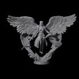 Divine Poofed Out Solar B Miniature for Dungeons and Dragons, Pathfinder or other TTRPGs