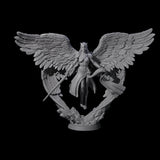 Divine Poofed Out Solar B Miniature for Dungeons and Dragons, Pathfinder or other TTRPGs