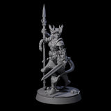 Divine Tiefling Valkyrie Miniature for Dungeons and Dragons, Pathfinder or other TTRPGs