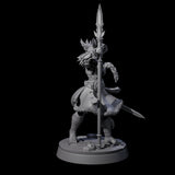 Divine Tiefling Valkyrie Miniature for Dungeons and Dragons, Pathfinder or other TTRPGs