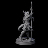 Divine Tiefling Valkyrie Miniature for Dungeons and Dragons, Pathfinder or other TTRPGs