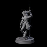 Divine Tiefling Valkyrie Miniature for Dungeons and Dragons, Pathfinder or other TTRPGs