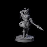 Divine Valkyrie Warrior Miniature for Dungeons and Dragons, Pathfinder or other TTRPGs