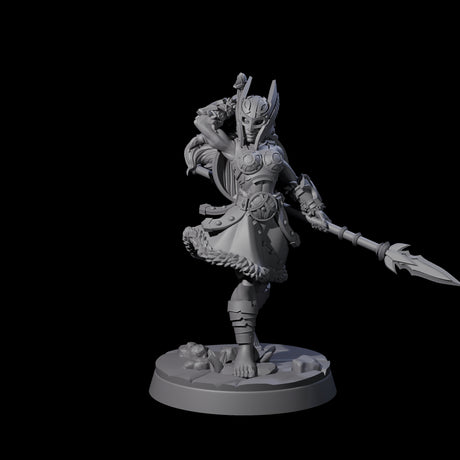 Divine Valkyrie Warrior Miniature for Dungeons and Dragons, Pathfinder or other TTRPGs