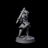 Divine Valkyrie Warrior Miniature for Dungeons and Dragons, Pathfinder or other TTRPGs
