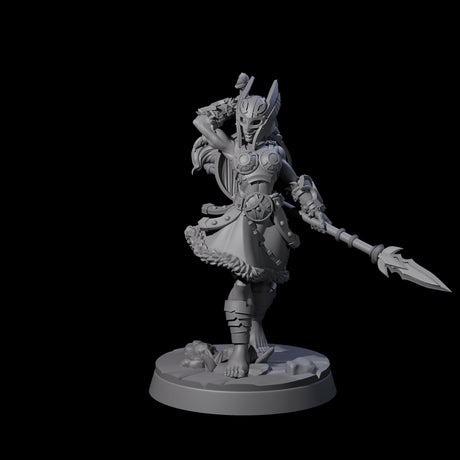 Divine Valkyrie Warrior Miniature for Dungeons and Dragons, Pathfinder or other TTRPGs