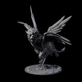 Divine Winged Lion Miniature for Dungeons and Dragons, Pathfinder or other TTRPGs
