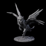 Divine Winged Lion Miniature for Dungeons and Dragons, Pathfinder or other TTRPGs