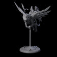 Diving Celestral Cavalry A Miniature for Dungeons and Dragons, Pathfinder or other TTRPGs
