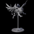 Diving Celestral Cavalry C Miniature for Dungeons and Dragons, Pathfinder or other TTRPGs