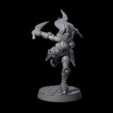 Diving Duel Dagger Rogue Miniature for Dungeons and Dragons, Pathfinder or other TTRPGs
