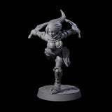 Diving Duel Dagger Rogue Miniature for Dungeons and Dragons, Pathfinder or other TTRPGs