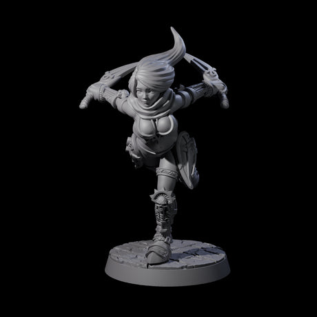 Diving Duel Dagger Rogue Miniature for Dungeons and Dragons, Pathfinder or other TTRPGs