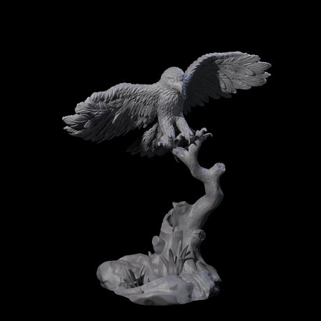 Diving Hawk Miniature for Dungeons and Dragons, Pathfinder or other TTRPGs