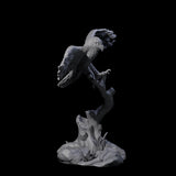 Diving Hawk Miniature for Dungeons and Dragons, Pathfinder or other TTRPGs