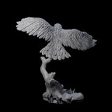 Diving Hawk Miniature for Dungeons and Dragons, Pathfinder or other TTRPGs