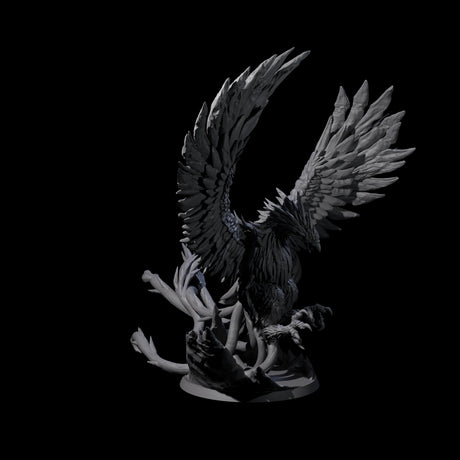 Diving Storm Roc Miniature for Dungeons and Dragons, Pathfinder or other TTRPGs