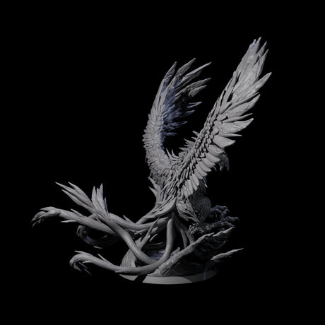 Diving Storm Roc Miniature for Dungeons and Dragons, Pathfinder or other TTRPGs