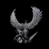 Diving Storm Roc Miniature for Dungeons and Dragons, Pathfinder or other TTRPGs