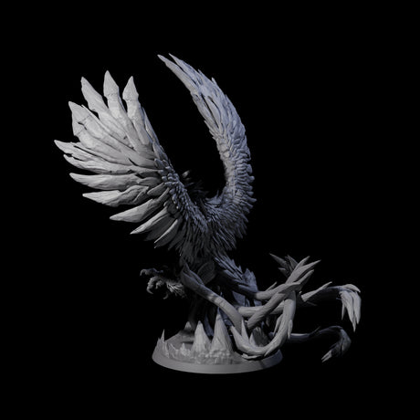 Diving Storm Roc Miniature for Dungeons and Dragons, Pathfinder or other TTRPGs