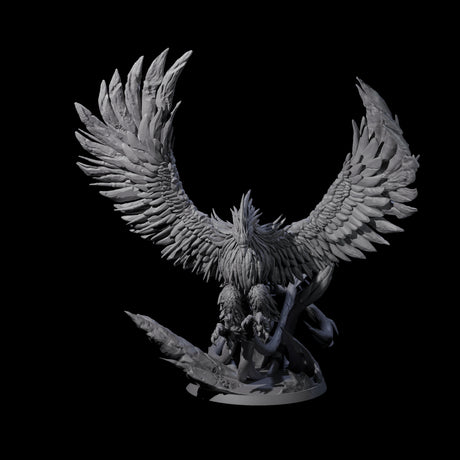 Diving Storm Roc Miniature for Dungeons and Dragons, Pathfinder or other TTRPGs