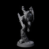 Diving Wood Elf Barbarian Miniature for Dungeons and Dragons, Pathfinder or other TTRPGs