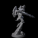 Diving Wood Elf Barbarian Miniature for Dungeons and Dragons, Pathfinder or other TTRPGs