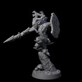 Diving Wood Elf Barbarian Miniature for Dungeons and Dragons, Pathfinder or other TTRPGs