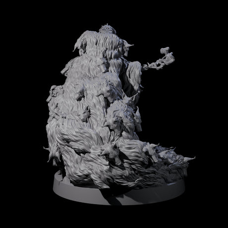 Dog Mad Countess Miniature for Dungeons and Dragons, Pathfinder or other TTRPGs