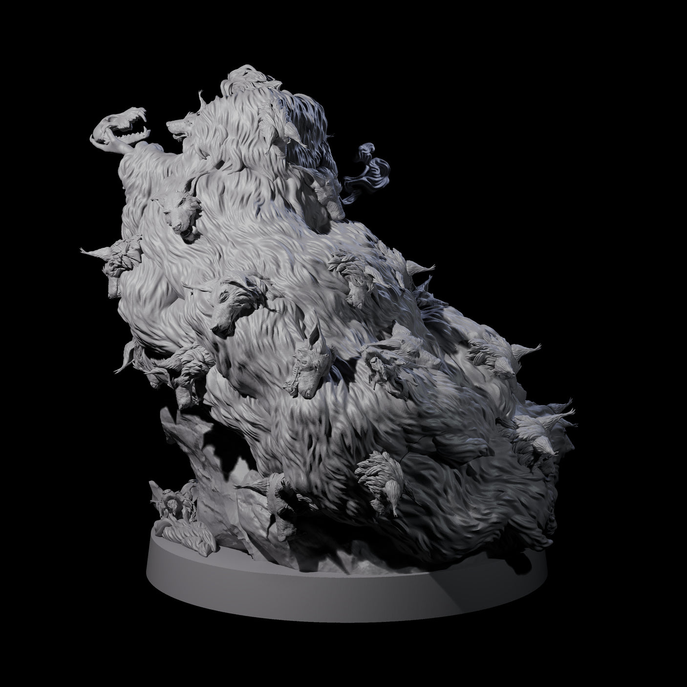 Dog Mad Countess Miniature for Dungeons and Dragons, Pathfinder or other TTRPGs