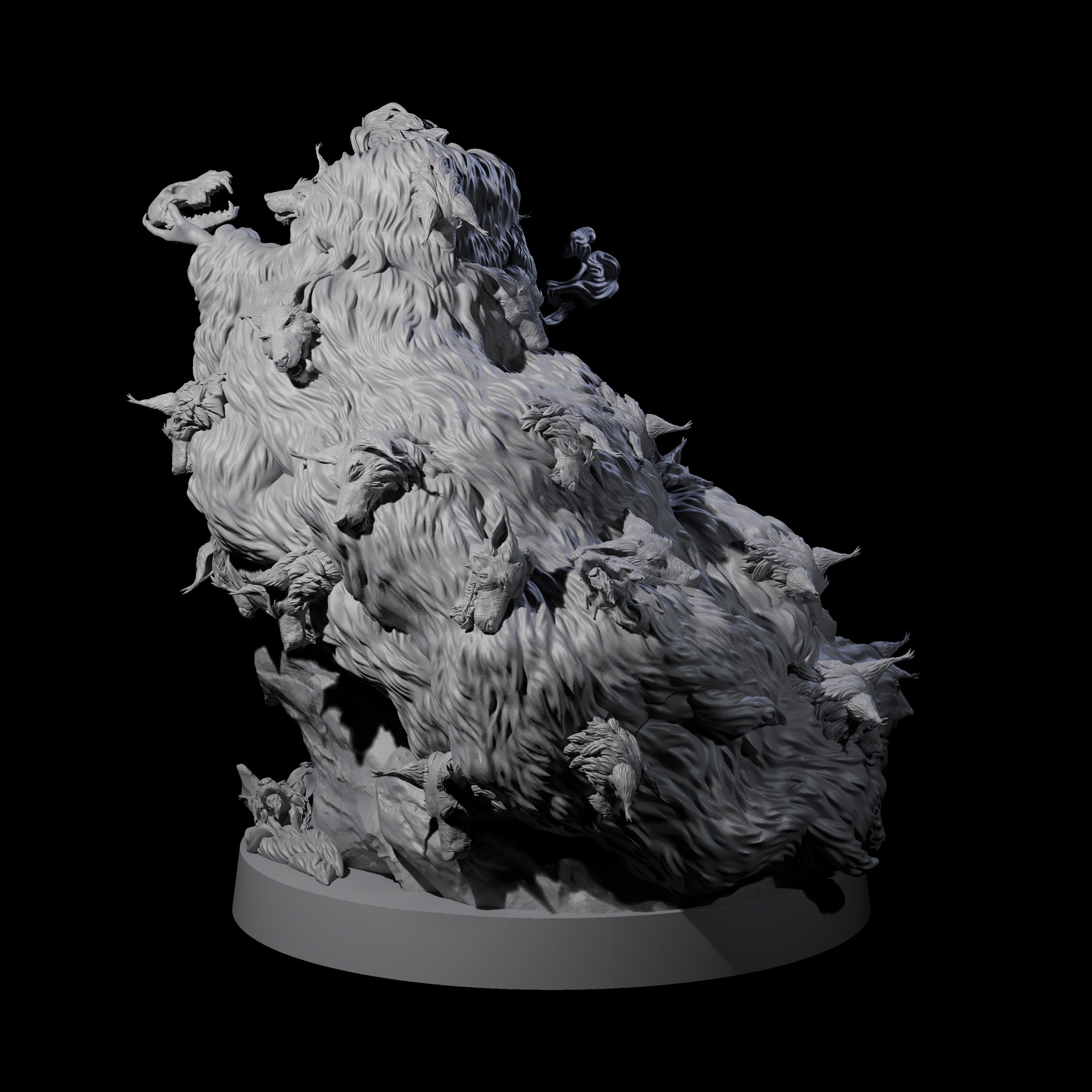 Dog Mad Countess Miniature for Dungeons and Dragons, Pathfinder or other TTRPGs