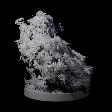 Dog Mad Countess Miniature for Dungeons and Dragons, Pathfinder or other TTRPGs
