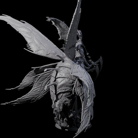 Dominating Hive Queen Miniature for Dungeons and Dragons, Pathfinder or other TTRPGs