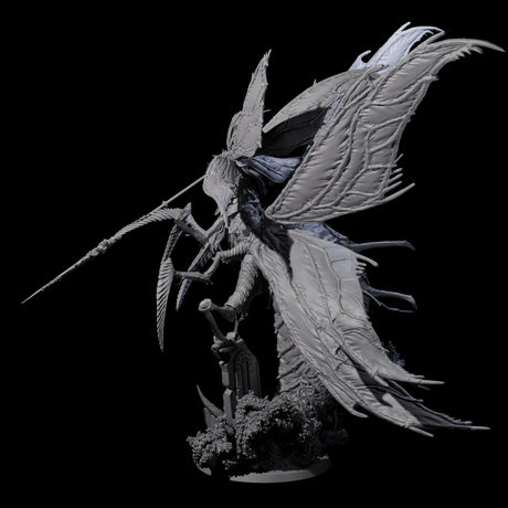 Dominating Hive Queen Miniature for Dungeons and Dragons, Pathfinder or other TTRPGs