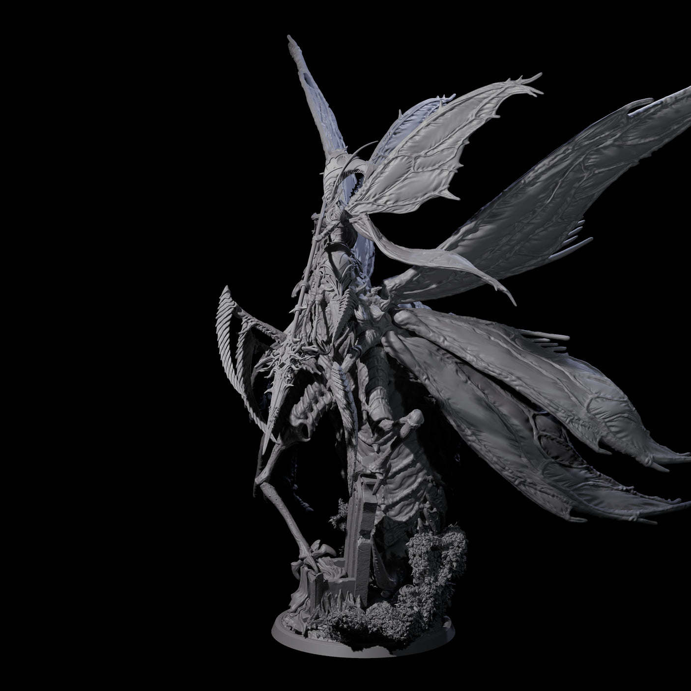 Dominating Hive Queen Miniature for Dungeons and Dragons, Pathfinder or other TTRPGs
